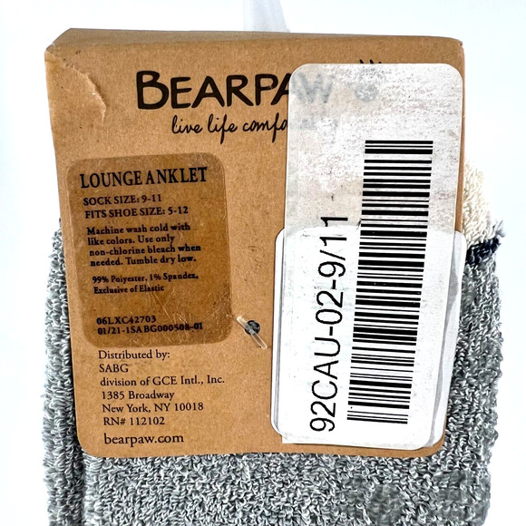 Bearpaw Women Super Soft Striped Roll-Top Slipper Socks 3 Pairs Shoe Sz 5-12 NWT - Picture 12 of 14